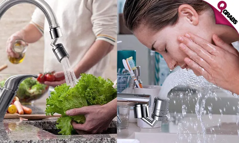 720° Rotatable Faucet Sprayer Head!